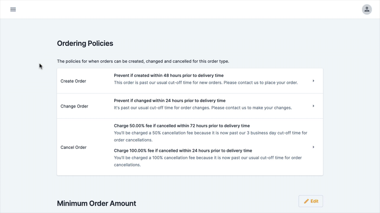 Use HoneyCart to automate your ordering policies to ensure customers follow all policies.