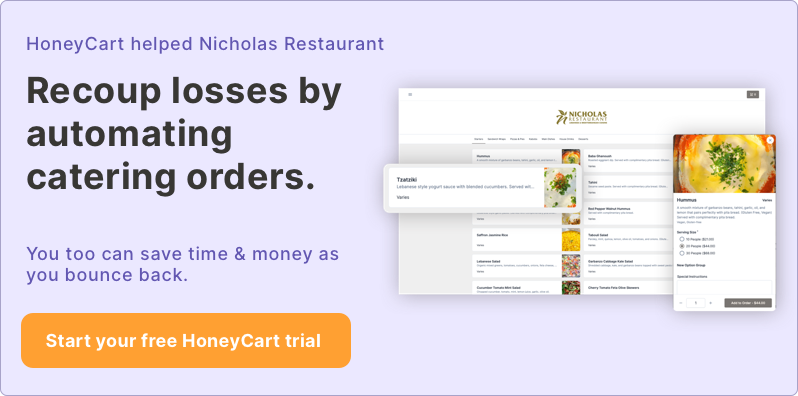 Sign up for a free trial for HoneyCart