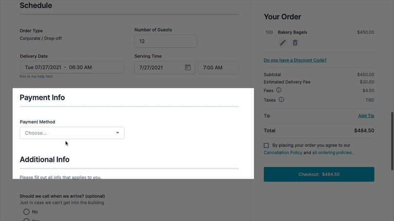 Store the customer's credit card when they place their order, but only charge it when you're ready to after you confirm the order